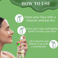 Khadi Natural Mint and Cucumber Face Spray|Instant skin booster| Hydrates, tones and refreshes skin| Suitable for all skin types| Pack of 2 (100ml*2) (200ml)