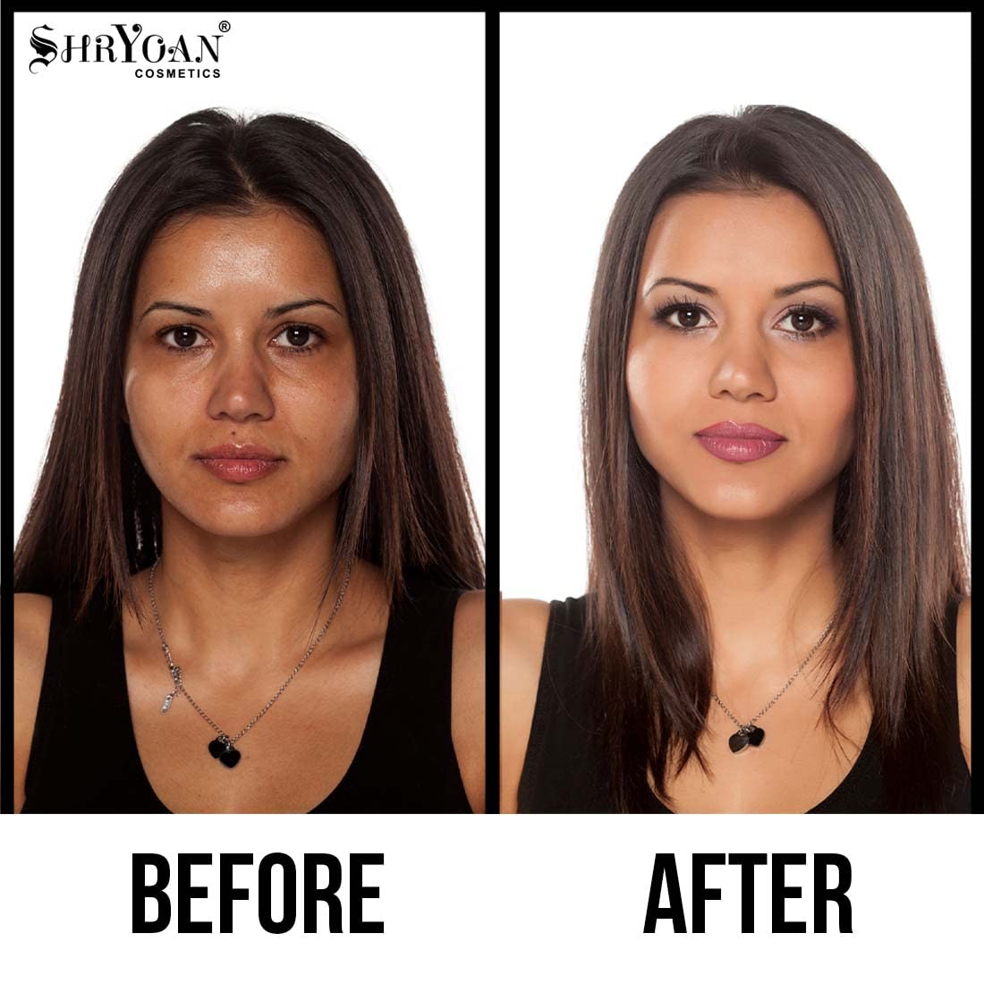 Shryoan High Coverage Foundation| Matte & Natural Finish Liquid Foundation and Long Lasting with Easy Blendable, Suitable for All Skin Types (50gm) (Shade 01)