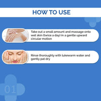 The Derma Co 3% AHA+BHA Foaming Daily Face Wash -100 ml | Controls Acne | Gently Exfoliates