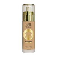 Beauty Berry High Coverage Waterproof Base Foundation | Oil Free, Long Wearing & Lightweight Foundation | Full Coverage Foundation for Face Makeup Enriched with Jojoba Seed Oil (06 - Medium Beige, 55g)