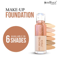 Shryoan High Coverage Foundation| Matte & Natural Finish Liquid Foundation and Long Lasting with Easy Blendable, Suitable for All Skin Types (50gm) (Shade 02)