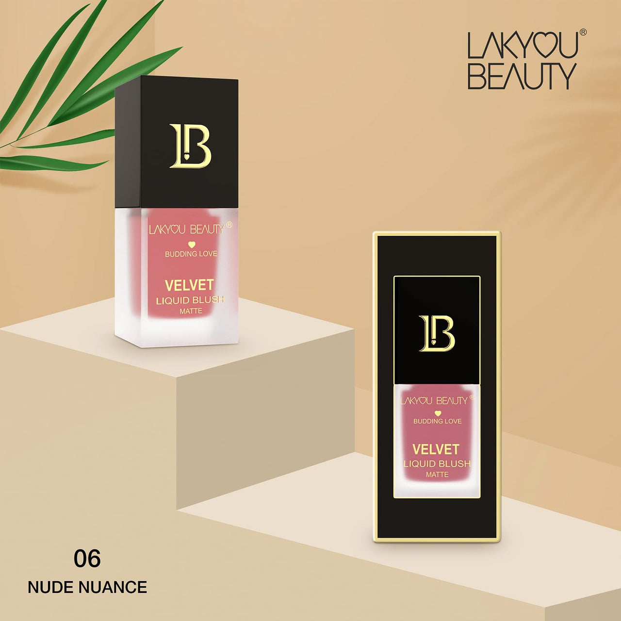 Lakyou Beauty Velvet Liquid Blush Matte | Light Weight | Highly Pigmented | Long-lasting | Easily Blendable | All Skin Types | Shade-05 (Berrylicious) 15ml