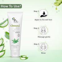 Fixderma Cleovera, Aloe Vera Face Wash with Vitamin E | Aloe Vera Gel for Face | Face Wash & Face Cleanser | Face Wash for Dry Skin (All Type Skin) | Face Wash for Women & Men - 75g