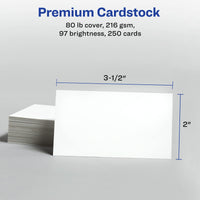 Avery Printable Business Cards with Sure Feed Technology, 2