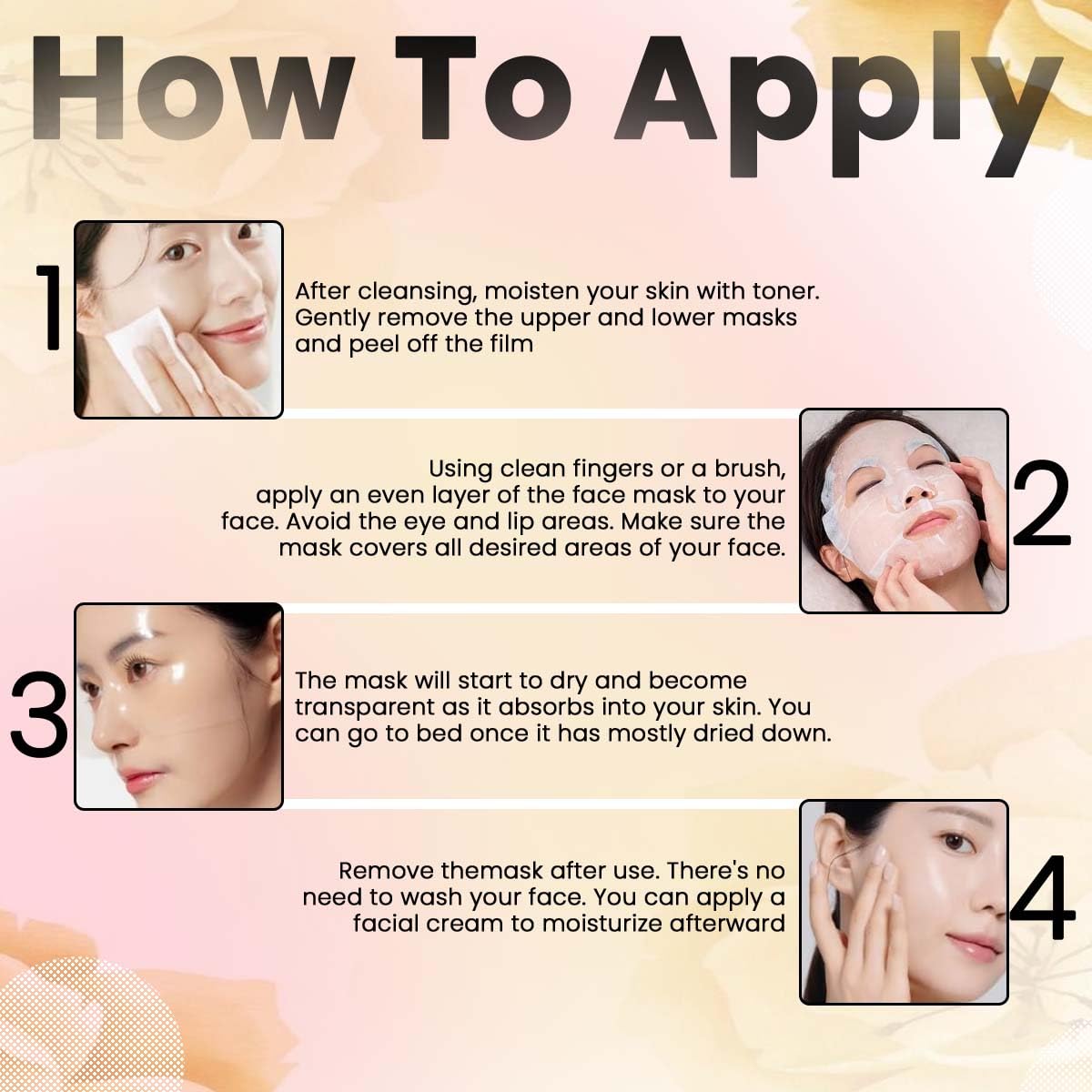 Bee & Beauty Bio Collagen Overnight Face Mask & Pink Deep Mask -Combo Pack Of 2 | Korean Mask For Glass Skin | Sheet Mask For Deep Hydration, Pore minimizing With Goodness Of Honey and Bulgarian Rose
