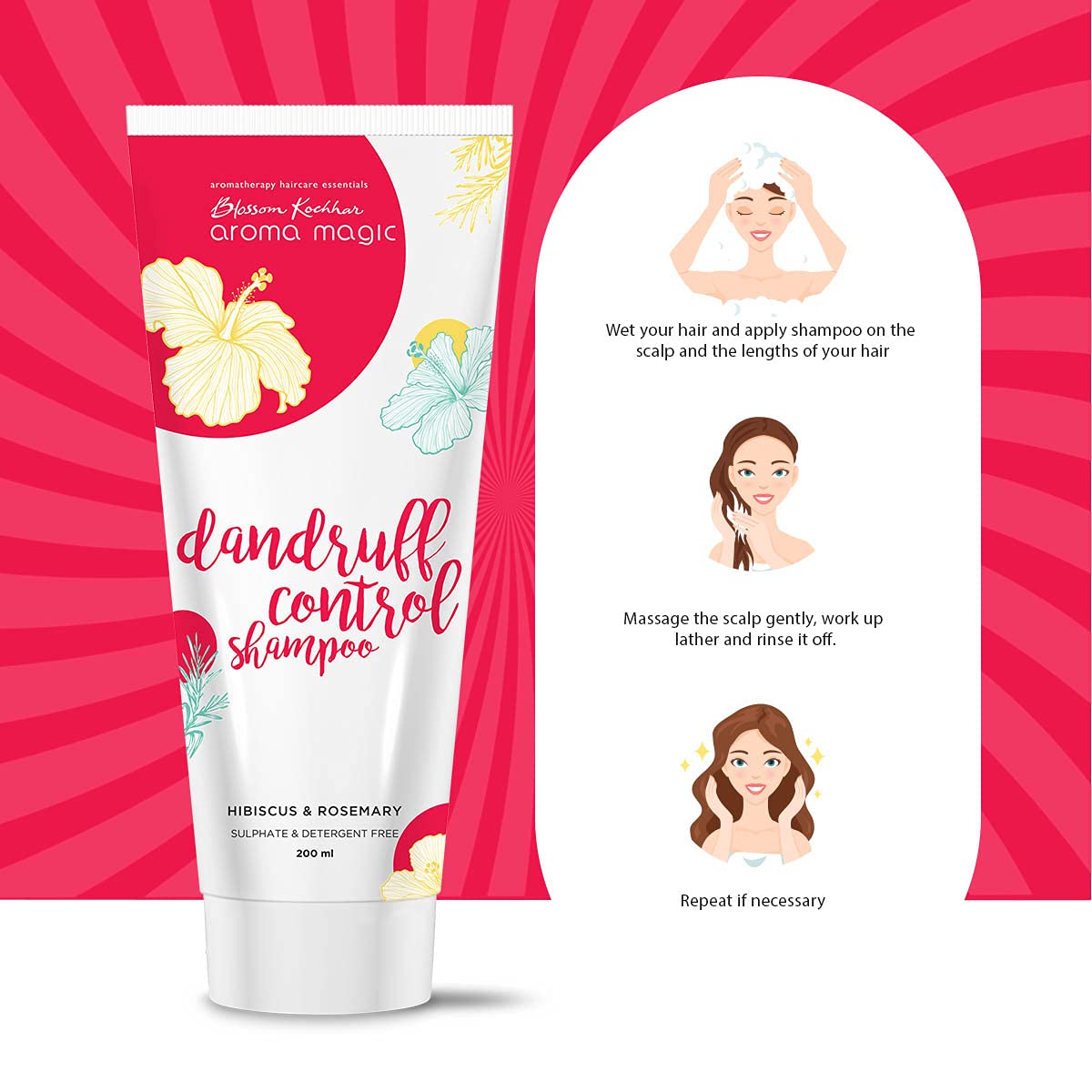 Aroma Magic Dandruff Control Shampoo, 200 ml
