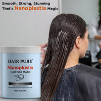 Hair Pure Nanoplastia Hair SPA Mask | Deep Nourishment & Smoothing Treatment | Professional-Grade Hydration, Frizz Control, and Hair Repair for All Hair Types | Restores Shine & Healthy Hair, 900ml