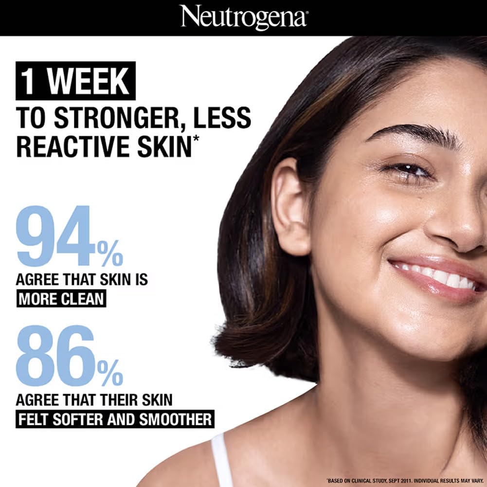 Neutrogena Ultra Gentle Foaming Cleanser | Face Wash for All Skin Types including Sensitive Skin | 6X Gentler Cleansing with Barriercare Technology for Men & Women | Cleanses Dirt and Oil | Hydrates & Protects Skin Barrie