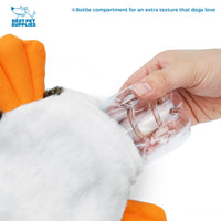 Best Pet Supplies 2-in-1 Stuffless Squeaky Dog Toys with Soft, Durable Fabric for Small, Medium, and Large Pets, No Stuffing for Indoor Play, Holds a Plastic Bottle - 1Wild Duck, Alligator, Large Multicolor/Alligator & Wild Duck