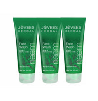 Jovees Herbal Neem Face Wash For Clear Skin with Neem & Tea Tree Ext | Gentle For Acne-Prone Skin | Controls Oil, Pimples and Dark Spots | Acne Control Cleanser For All Skin Type - 120ml (pack of 3)