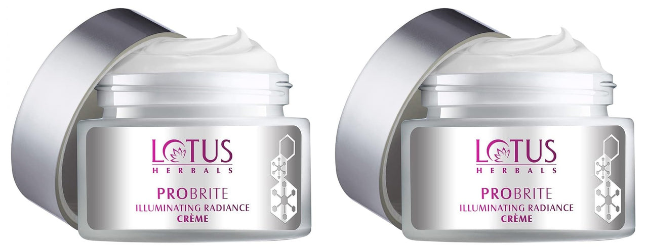Lotus Herbals Radiance Cream for Soft and Smooth (Normal Skin) 50 g x Pack of 2