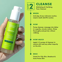 Conscious Chemist Deep Pore Cleansing Kit | 230ml | Oil Cleanser for Face, Salicylic Acid Face Wash, Face Wash for Women & Men with Oily and Acne Prone Skin for Glowing & Radiant Skin (Pack of 2)