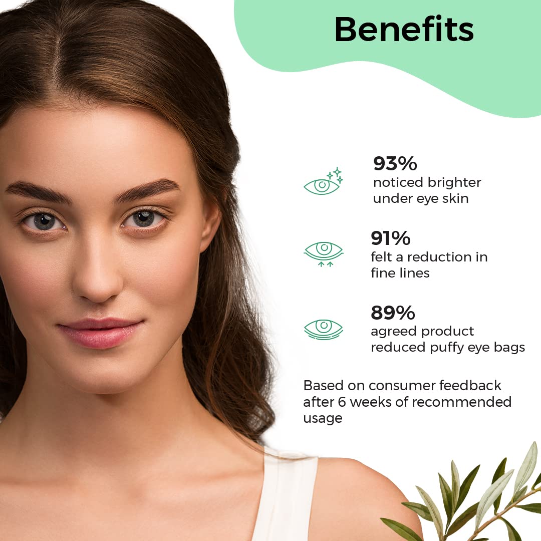 Pilgrim Glow & Illumination Eye Care Routine - Fights Dark Circles,Wrinkles | Under Eye Cream 50gm | Foaming Face Wash with Brush 120ml | Glow Moisturizer 50gm | All Skin Type