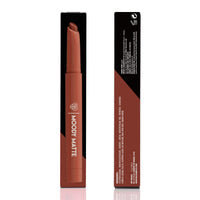 PAC Moody Matte Lipstick | Transfer Proof Lipsticks for Women with Rose oil | Highly Pigmented, Feather Light, Brightening Lip Color | Creamy Long Lasting for All Skin Types | Beach Babe- 1.6g
