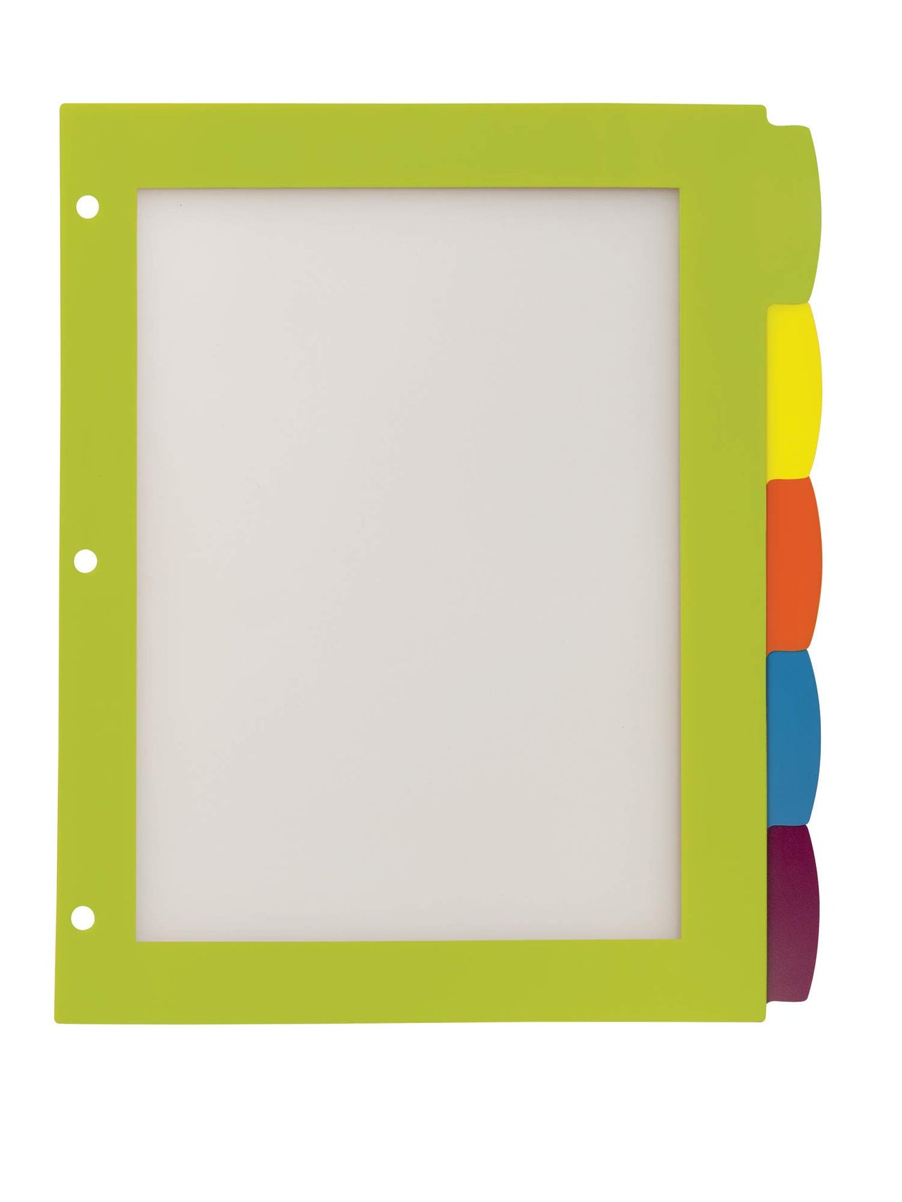 Avery Ultralast Big Tab Plastic Dividers for 3 Ring Binders, 5-Tab Set, Multicolor with White Labels, 1 Set (24900) 5 tab