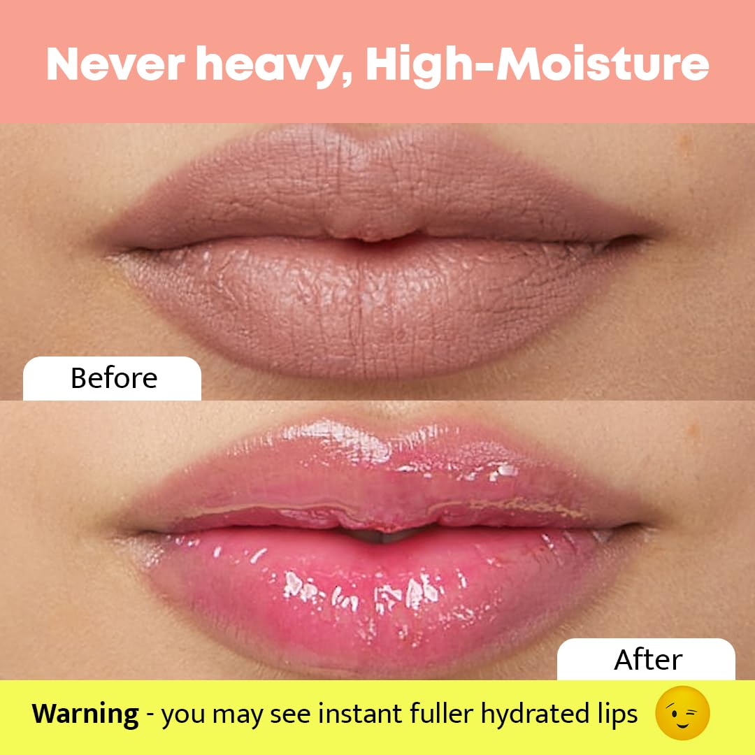 Peach and Musk SPF 30 Ceramide Lip Butter Balm, for Dry Lips with Tripeptide & Squalane, 3D Pillow Effect, Brightens & Hydrates Lips, Tinted Lip Balm - Power Pink (5ml)