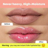 Peach and Musk SPF 30 Ceramide Lip Butter Balm, for Dry Lips with Tripeptide & Squalane, 3D Pillow Effect, Brightens & Hydrates Lips, Tinted Lip Balm - Power Pink (5ml)