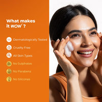 WOW Skin Science Brightening 20% Vitamin C Face Serum | Boost Collagen and Elastin for Anti aging, Skin Repair | For Dark Circles, Fine Lines | Glowing Skin | Hydrates | 15 ml