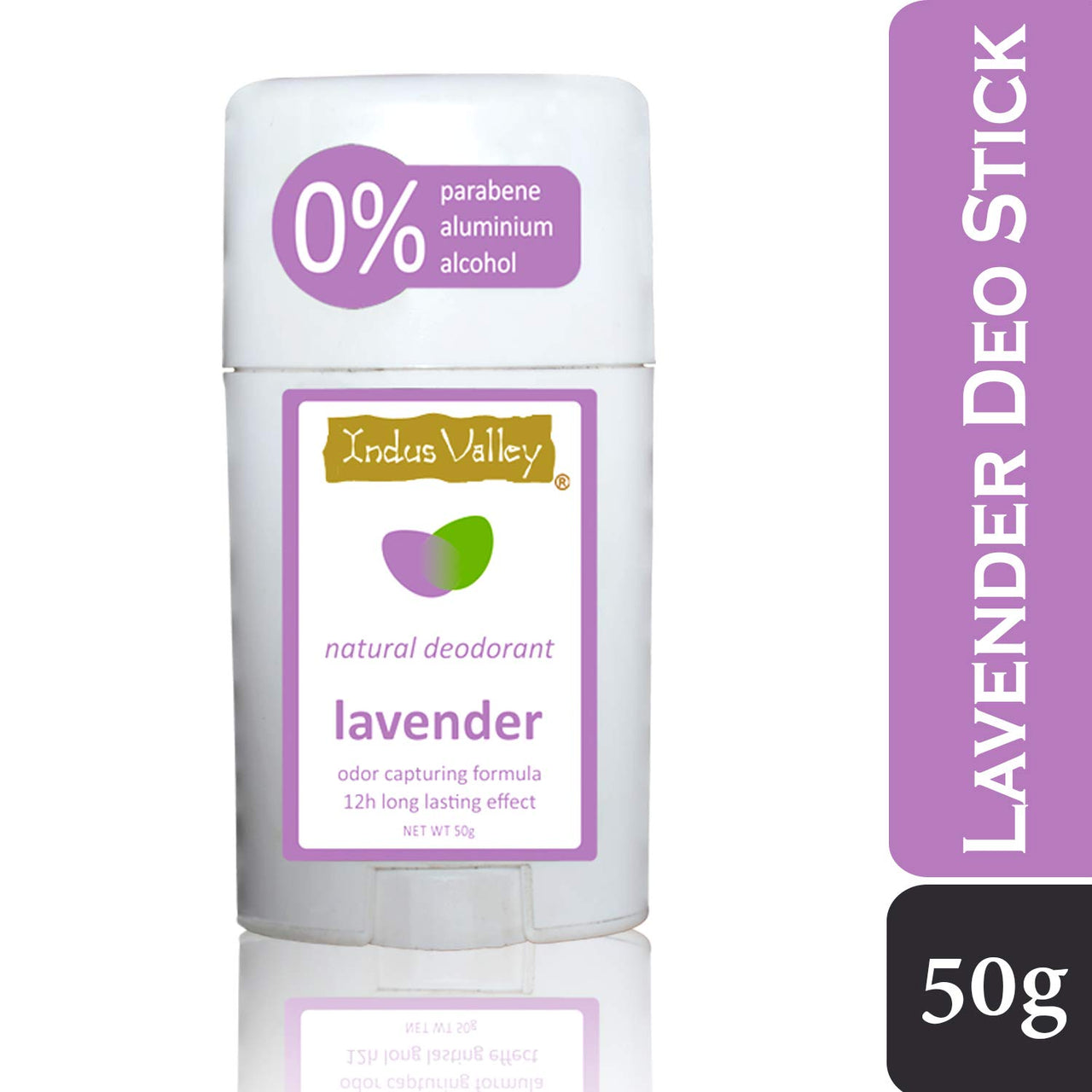 INDUS VALLEY Deo Stick Combo || Alcohol Free & Aluminium Free Deodrant Stick For Daily Use(12 Hour Long Lasting Effect) Combo of Unscented, Deep Forest, Lavender, Lemongrass & Wicked Cool 50g*5=250g