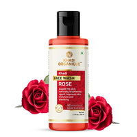 Khadi Organique Rose Natural Face Wash Pack Of 3