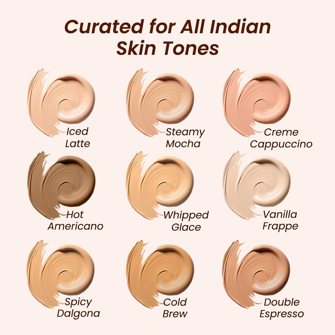 Coloressence HD Foundation - Buildable Coverage Liquid Foundation | Covers Blemishes and Dark Spots | Waterproof & Sweat Resistant | Iced Latte | 2 Applicator Sponges FREE
