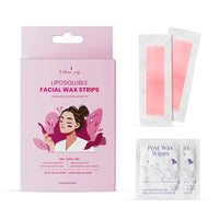 Urban Yog Body & Bikini Stripless Brazilian Wax (190g) + Liposoluble Facial Wax Strips (20 Strips + 4 Post-Wax Wipes) Combo | Gentle Hair Removal for Body & Face | Enriched with Natural Waxes & Shea Butter