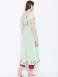 Poshak Hub Women's  Cotton Anarkali Kurta