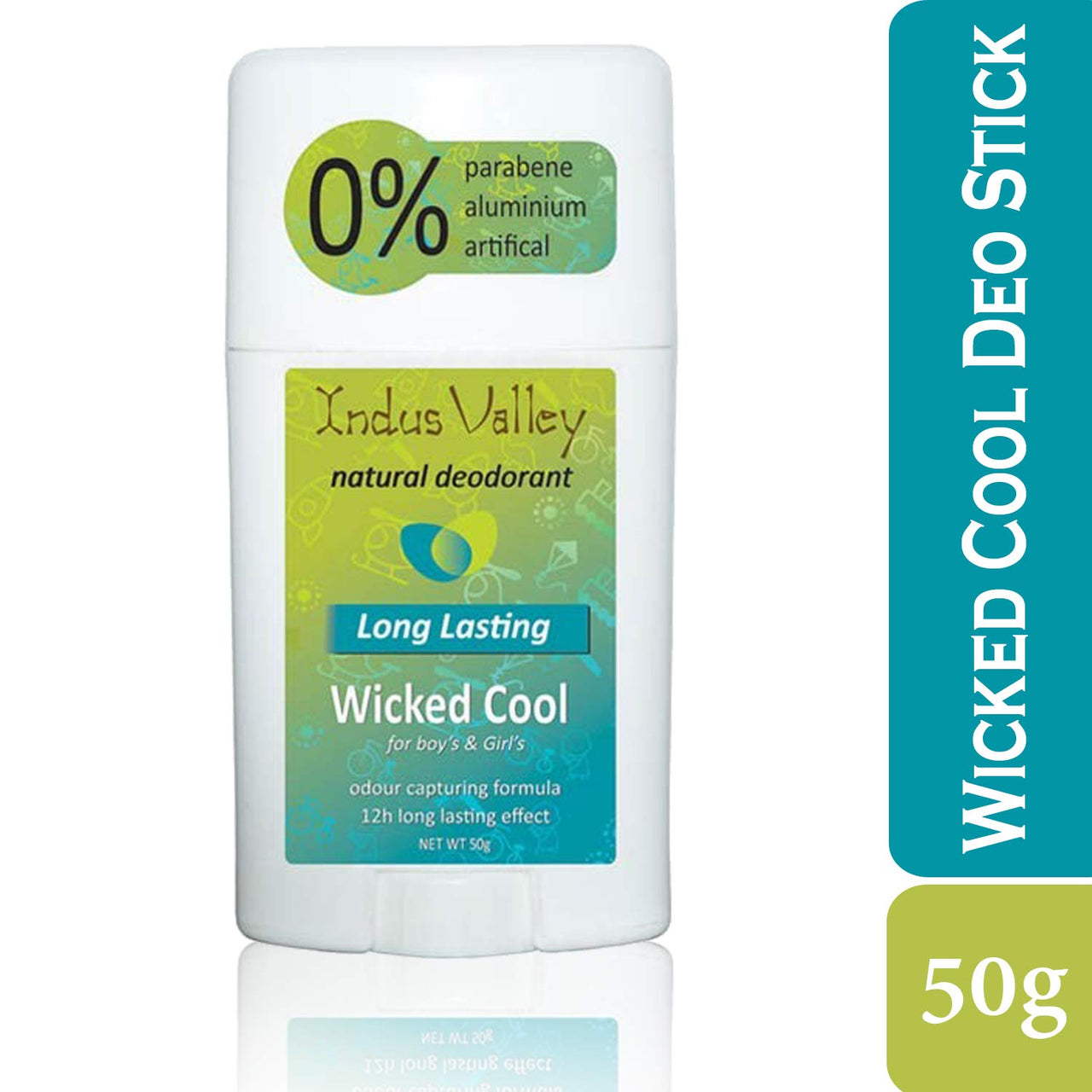 INDUS VALLEY Deo Stick Combo || Alcohol Free & Aluminium Free Deodrant Stick For Daily Use(12 Hour Long Lasting Effect) Combo of Unscented, Deep Forest, Lavender, Lemongrass & Wicked Cool 50g*5=250g