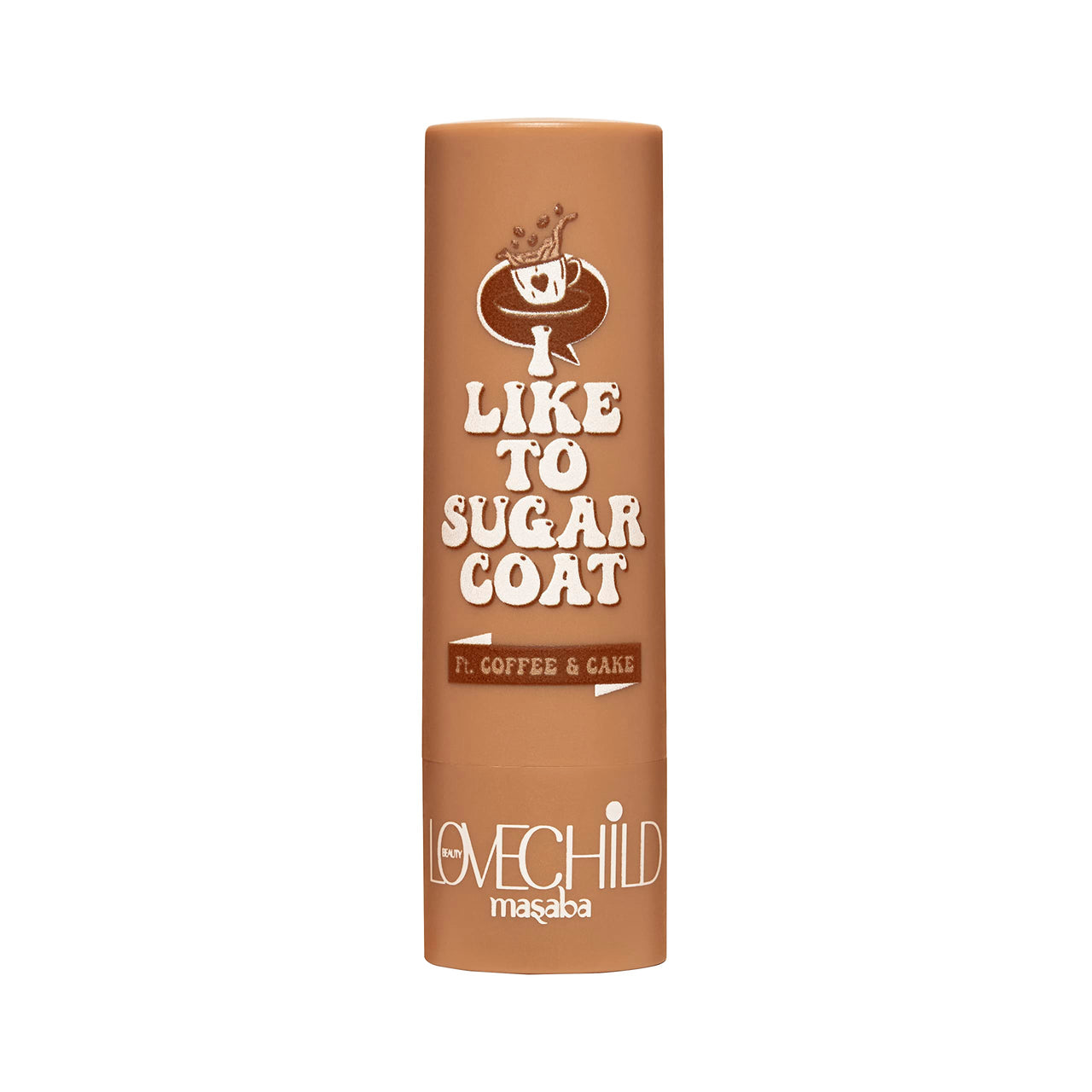 Lovechild Masaba Hydrating Lip Balm, SPF 22 UV Protection, Brown Tinted Vegan Lip Care With Shea Butter, Vitamin E & Almond Oil, Repairs Dry, Chapped Lips, Coffee & Cake, 4.5 g