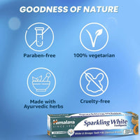 HIMALAYA SPARKLING WHITE TOOTHPASTE 150G (PO3)