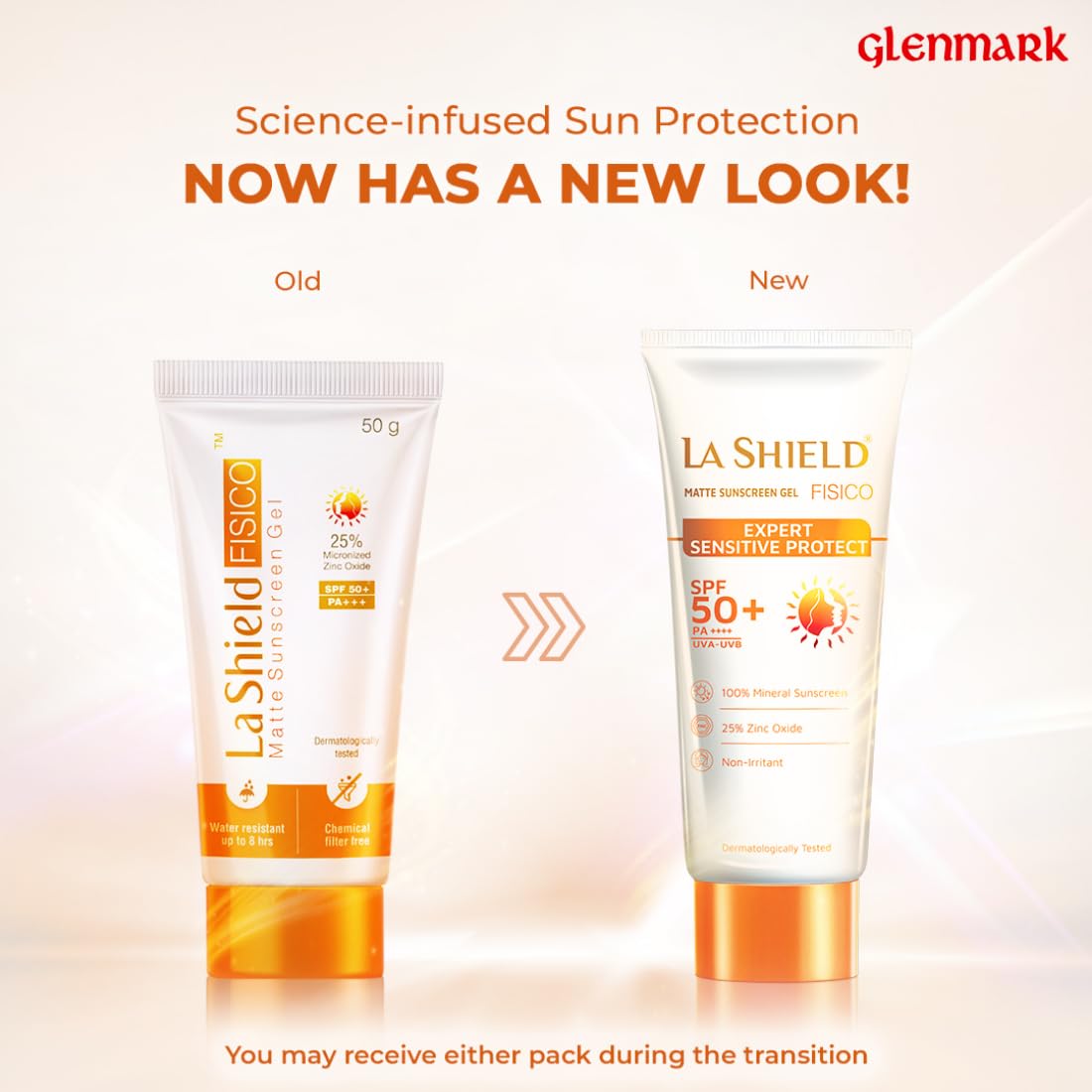 La Shield Fisico SPF 50 PA+++ Mineral Sunscreen | Water Resistant Upto 8 hours | Chemical filter free | Non-greasy | Lightweight | No White Cast | Broad spectrum | Dermatologist Prescribed | For Sensitive skin |50g
