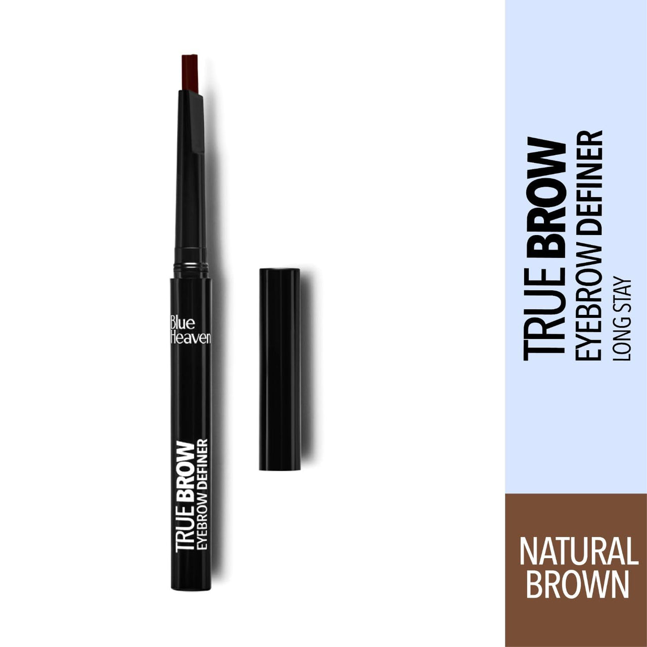 Blue Heaven Mesmerising Eye Kit Combo Pack of 4 | Kajal, Mascara, Eyeliner & Brow Definer |Long lasting, Smudge proof & Waterproof, Matte Finish for naturally fuller look, 0.6gm+9ml