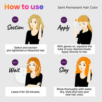2.Oh! Italian- Orange Hair Color For Women & Men | Ammonia-Free DIY Semi Permanent Hair Color | Enriched with Argan Oil | Lasts upto 12-15 Washes