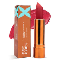 Just Herbs Ultra Matte Bullet Lipstick Nourishing Non Drying and Long Stay Lipsticks for Women 4 g (Bare Romance)