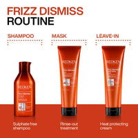 Redken Frizz Dismiss Shampoo, Mask & Rebel Tame Cream Anti-Frizz Combo | With Babassu Oil & Smoothening Complex | For Dry & Frizzy Hair | For Men & Women