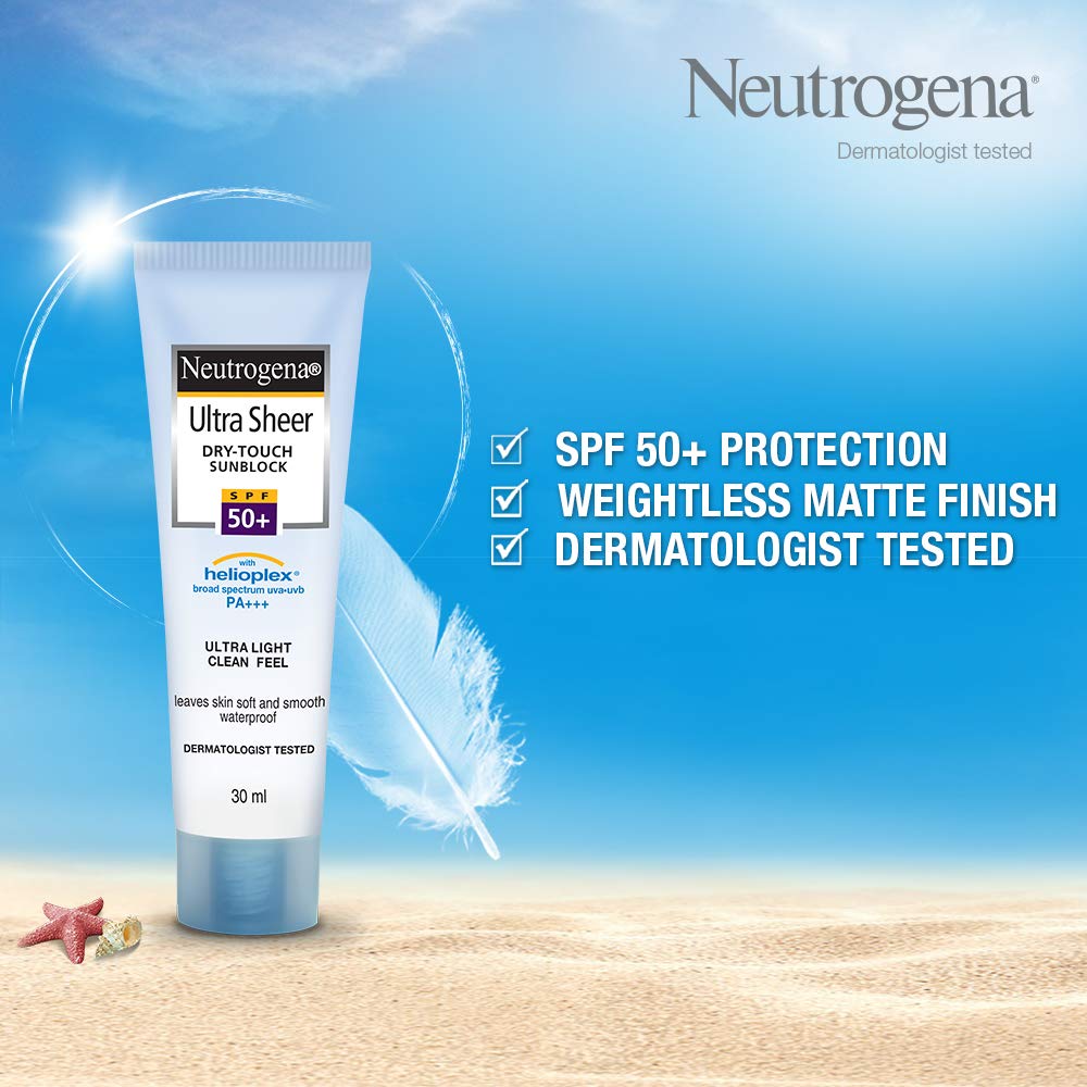 Neutrogena Sunscreen SPF 50-30 Milliliters Cream, Lotion