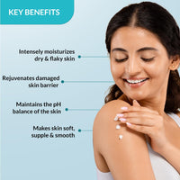 Fixderma Moisturizing cream, Daily Moisturizer for Dry & chapped skin, Provides Hydration and Moisturization, Non-Comedogenic & Non-Greasy formulation, 60g