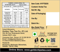 Golden Tips Turmeric Mulethi Herbal Tea, Soothing Caffeine-Free Tea with Ginger, Cinnamon & Black Pepper Nourishing Blend for Immunity, Digestion & Relaxation