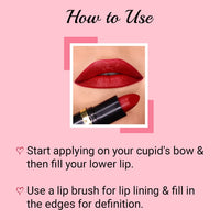 Iba Pure Lips Moisturizing Lipstick for Women - A68 Mystery Red Glossy, 4g | Creamy Finish | Intense Color & Highly Pigmented | Enriched with Vitamin E, Coconut Oil and Shea Butter | Smooth Texture | Makeup