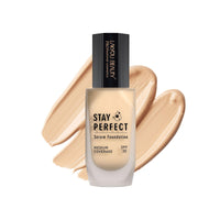 Lakyou Beauty Stay Perfect Serum Foundation 30ml | Medium Coverge with SPF 30 | 24HRS wear for radiant and healthy looking skin (Natural)