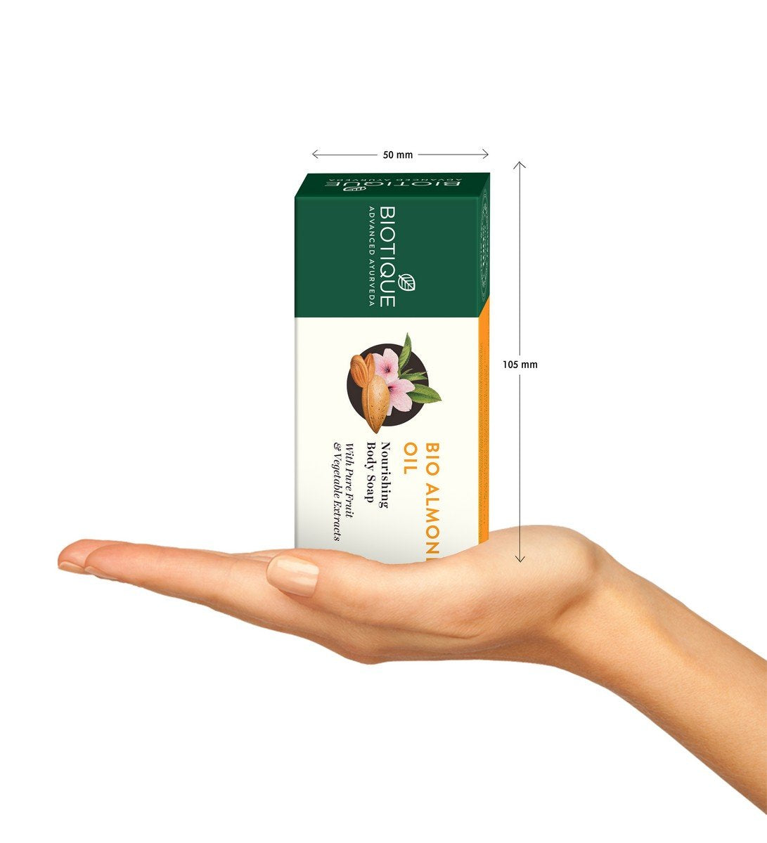 Biotique Almond Oil Nourishing Body Soap, 150g and Biotique Bio Morning Nectar Flawless Cream Bathing Bar, 150g