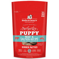 Stella & Chewy's  Freeze Dried Raw Dinner Patties – Crafted for Puppies – Grain Free, Protein Rich Perfectly Puppy Beef & Salmon Recipe – 14 oz Bag 14 Ounce (Pack of 1)