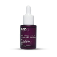 Asaya Multi Peptide Face Serum with Hyaluronic Acid | Collagen Boosting, Hydrating Overnight Repair Serum | Advanced Anti-Aging Formula | Skin Renewal Boosting Facial Essence | Reduces Fine Lines & Wrinkles | Glowing Skin | Face Serum | 5% Tripeptide Comp