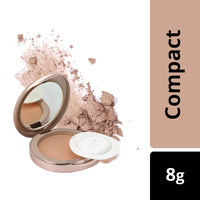 Lakmé 9 To 5 Flawless Matte Complexion Compact, Melon, 8G And 9 To 5 Flawless Matte Complexion Compact for All Skin Type, Apricot, 8G, Brown