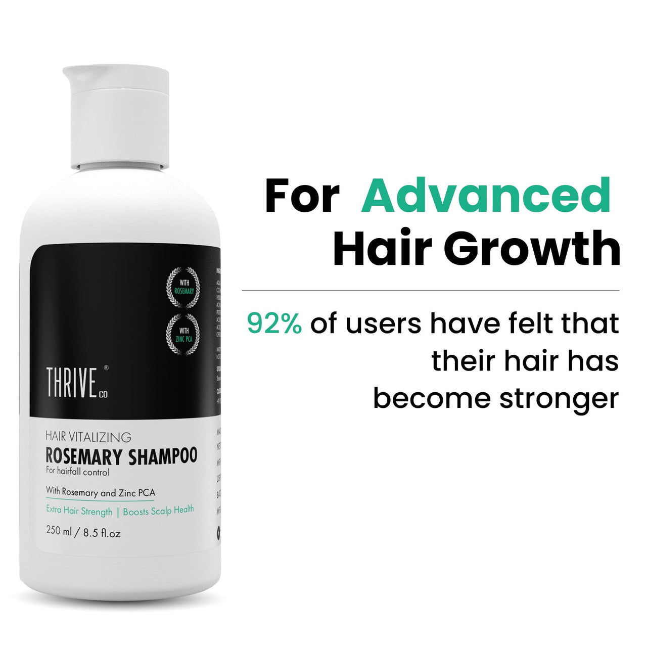 ThriveCo Rosemary Power Kit with ROSEMARY WATER(xxml) + ROSEMARY SHAMPOO(xxxml)+ ROSEMARY ESSENTIAL OIL(15ml) |Improves Hair Growth, Controls Hair Fall, Increases Hair Strength, Thickness & Shine
