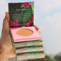 DAUGHTER EARTH High Coverage Concealer For Face Makeup, Lightweight & Breathable Silicone Free 100% Vegan Make Up, Creaseless Finish | Pro Concealer With Bakuchiol | Mocha, Natural, Powder