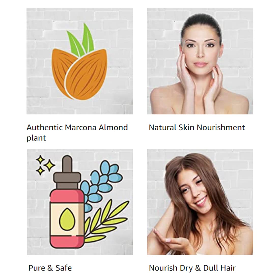 Organic Netra Sweet Almond Oil for Hair and Skin | Pure and Safe | Nourishes Dry and Dull Hair | Enrich with Vitamins and Minerals | Paraben Free | For All Skin Types - 200 ml