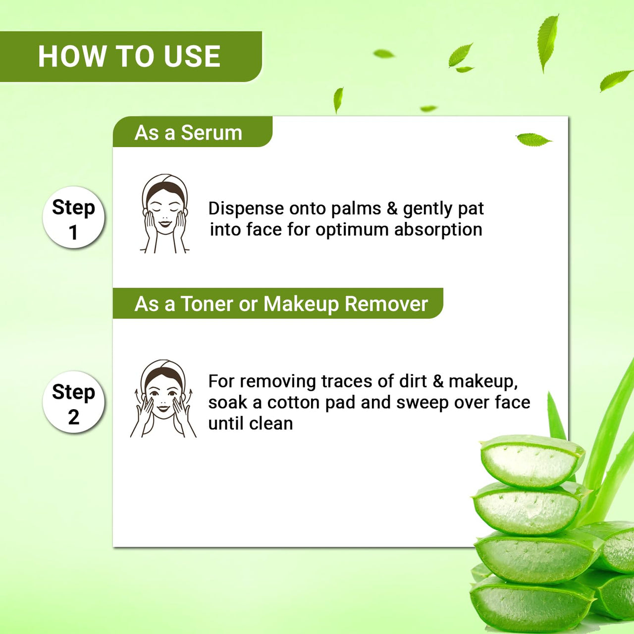 Iba Advanced Activs Crystal Clear Aloe Vera Serum Toner, 120 ml | Pore Tightening | Ultra Hydrating | Dermatologically Tested | Halal Certified & Vegan