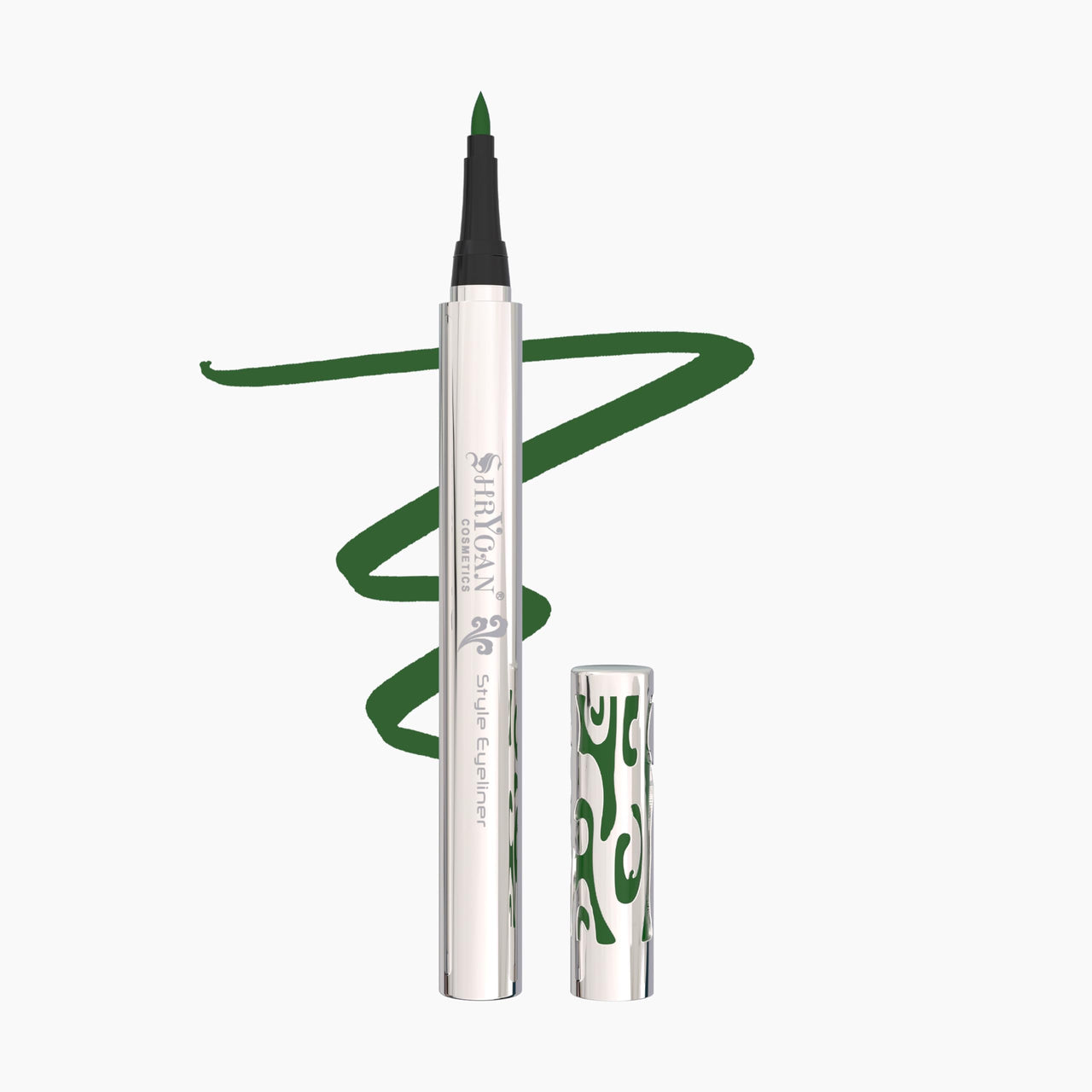 Shryoan Long Lasting Style Eyeliner Pen Extra Bold| Smudge Proof Liner for Women, Matte Eyeliner | Lasts Long up to 24 hours| Waterproof (1.25gm) Color- Green