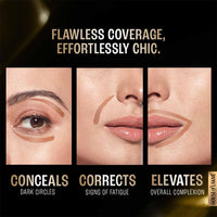 Lakmé Absolute Mattereal Mousse Concealer 04 Caramel, 9G, Full, Acne Prone